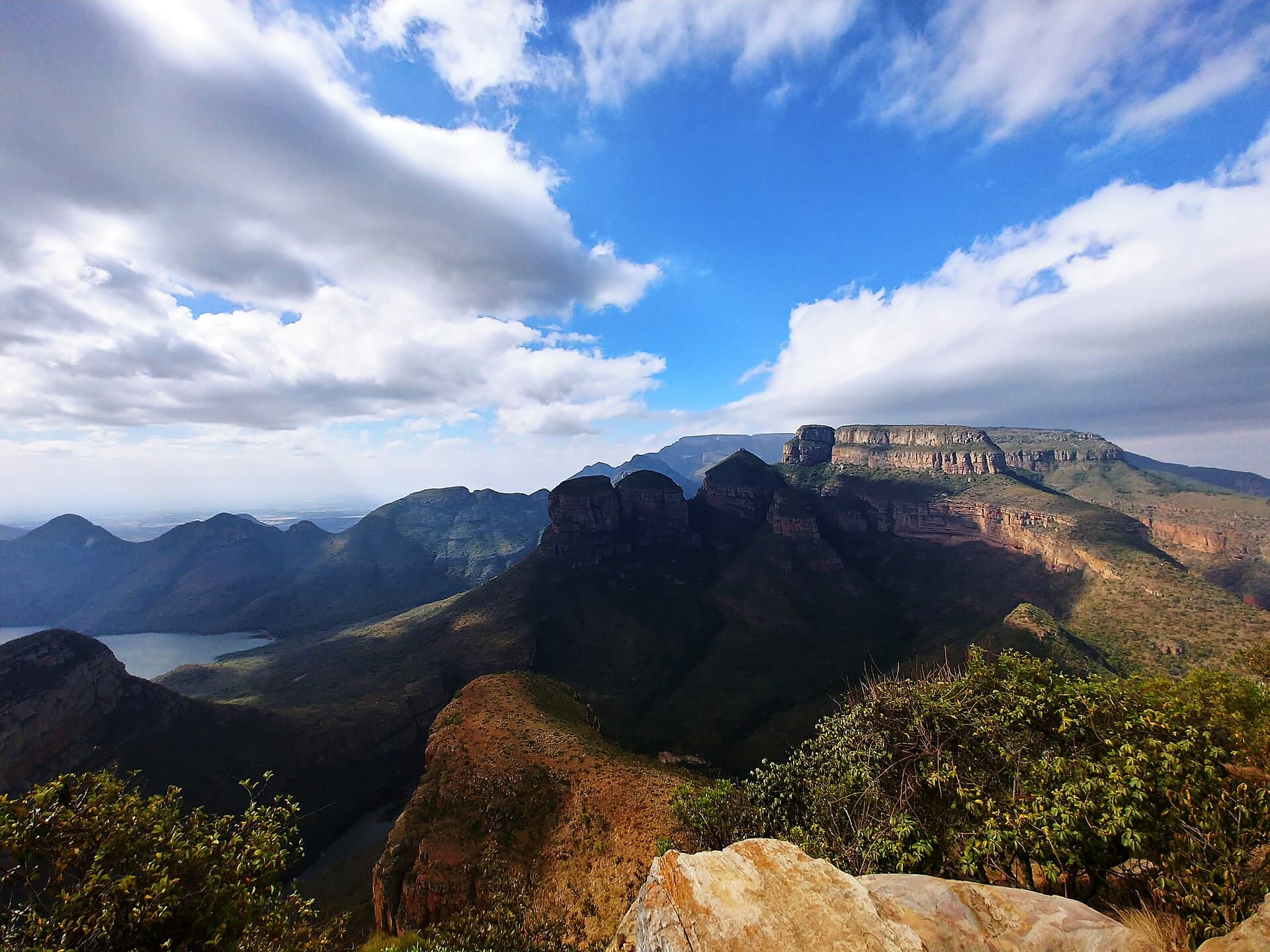 The Three Rondavels over Blyde River Canyon