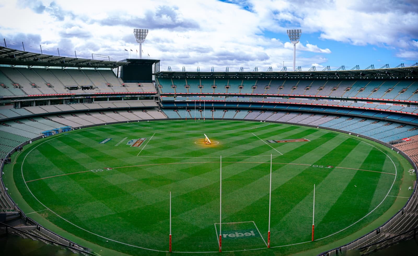 The Melbourne Cricket Ground from high in the stands