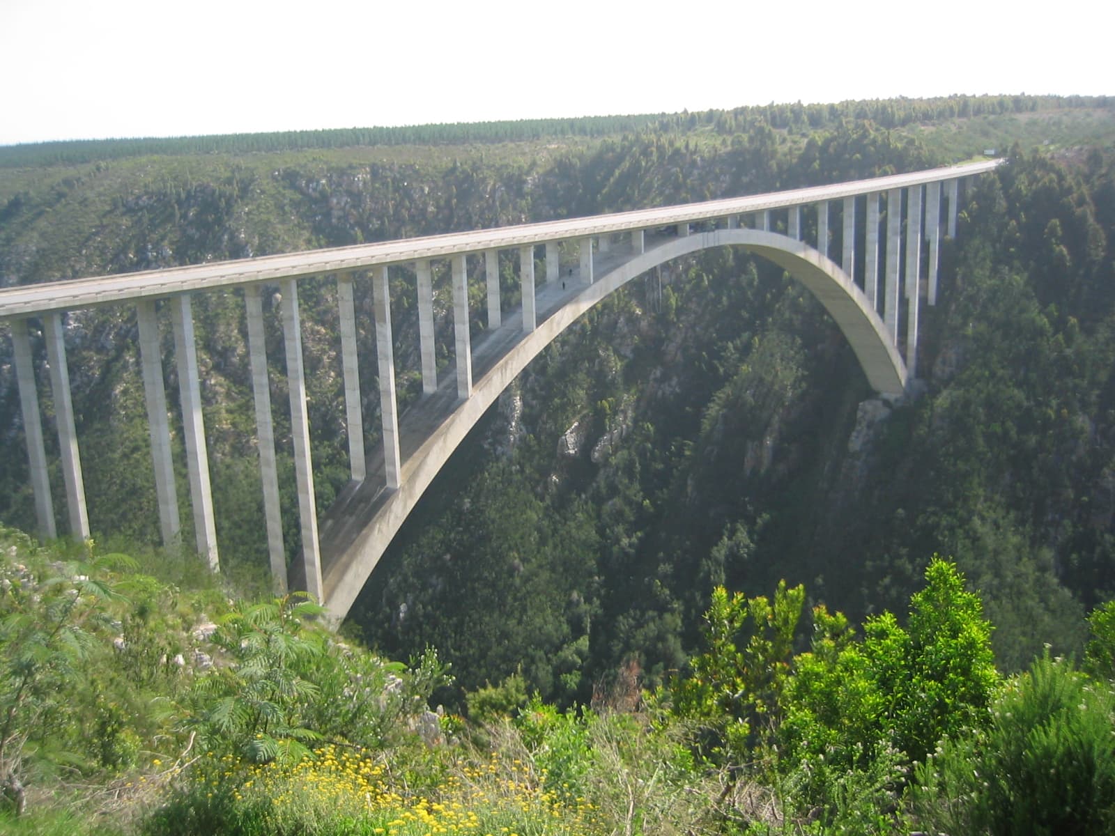 The Bloukrans Bridge, home of the world's highest bridge bungee