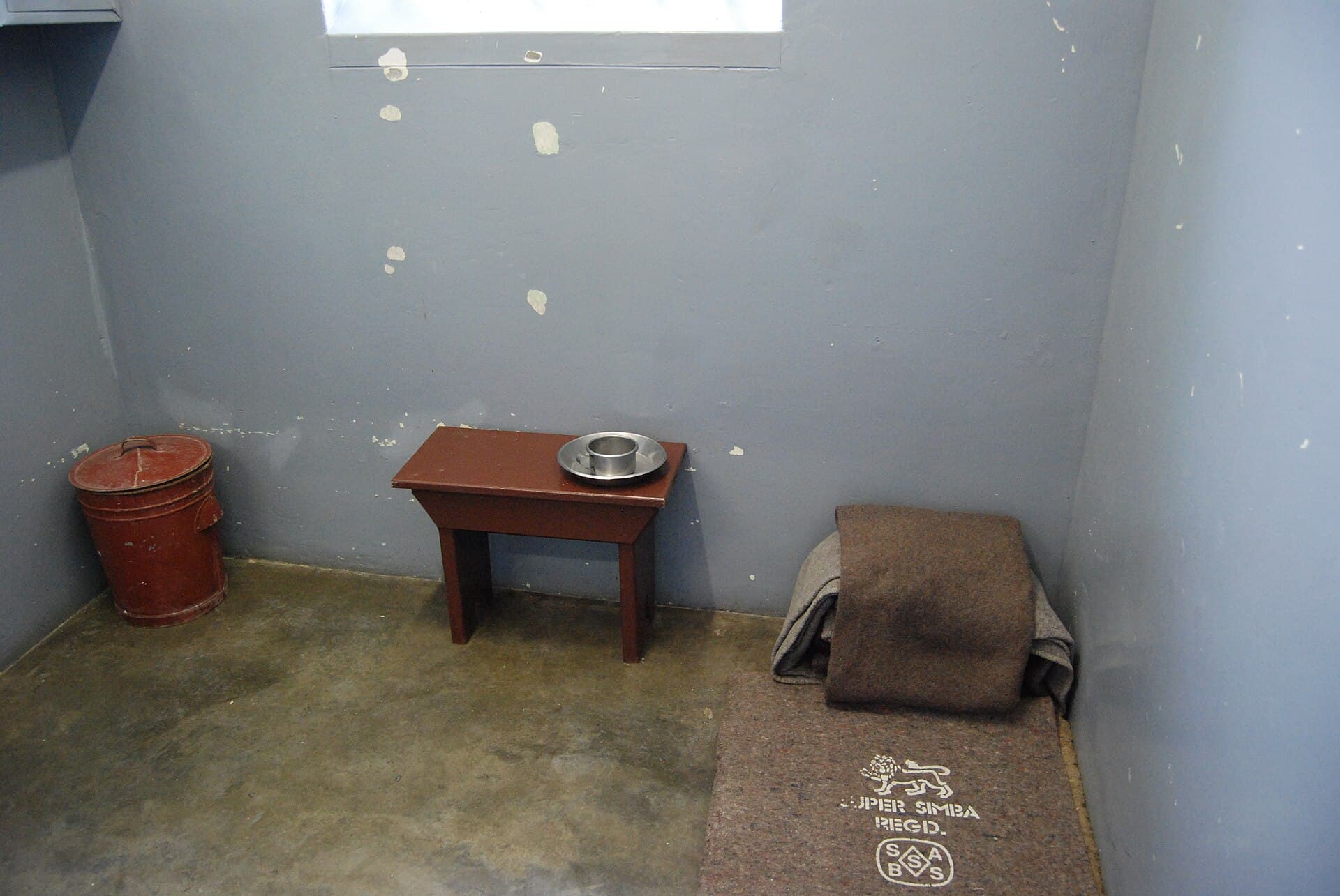 Nelson Mandela's cell on Robben Island